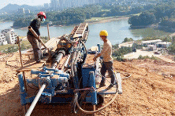Máy khoan neo MXL-150D2, Trường Sa, Hồ Nam - Hỗ trợ bờ dốc cáp neo móng cọc