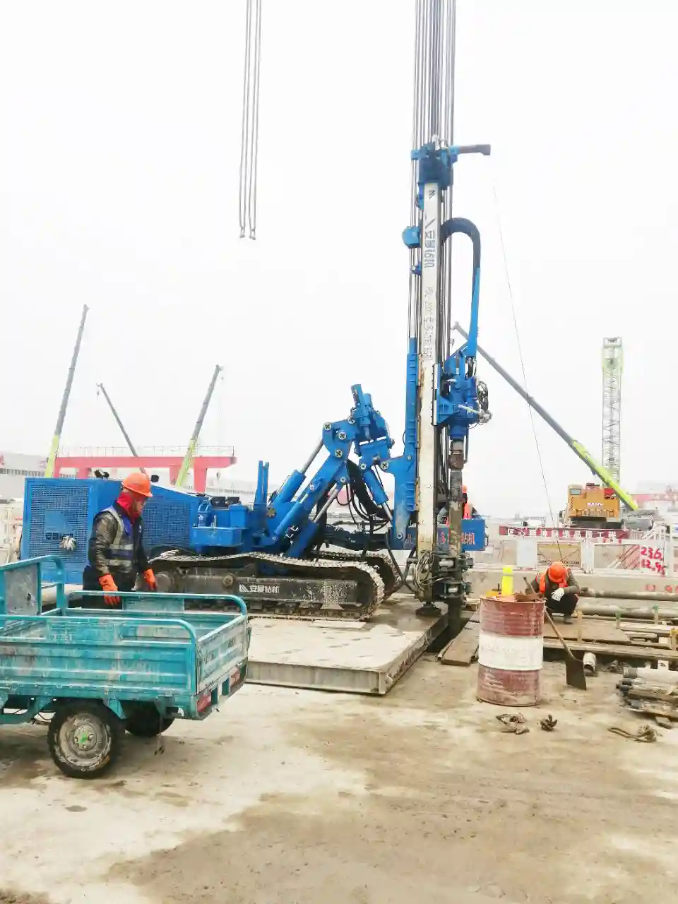2022 Jiangsu Jingjiang HDL-200C Grouting Pilot Hole Drilling Project – Jiangyin-Jingjiang Yangtze River Tunnel – Sun Chong Photos3.webp
